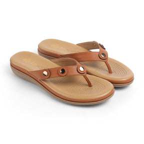 Tresmode Stu Tan Women's Casual Platform Flats