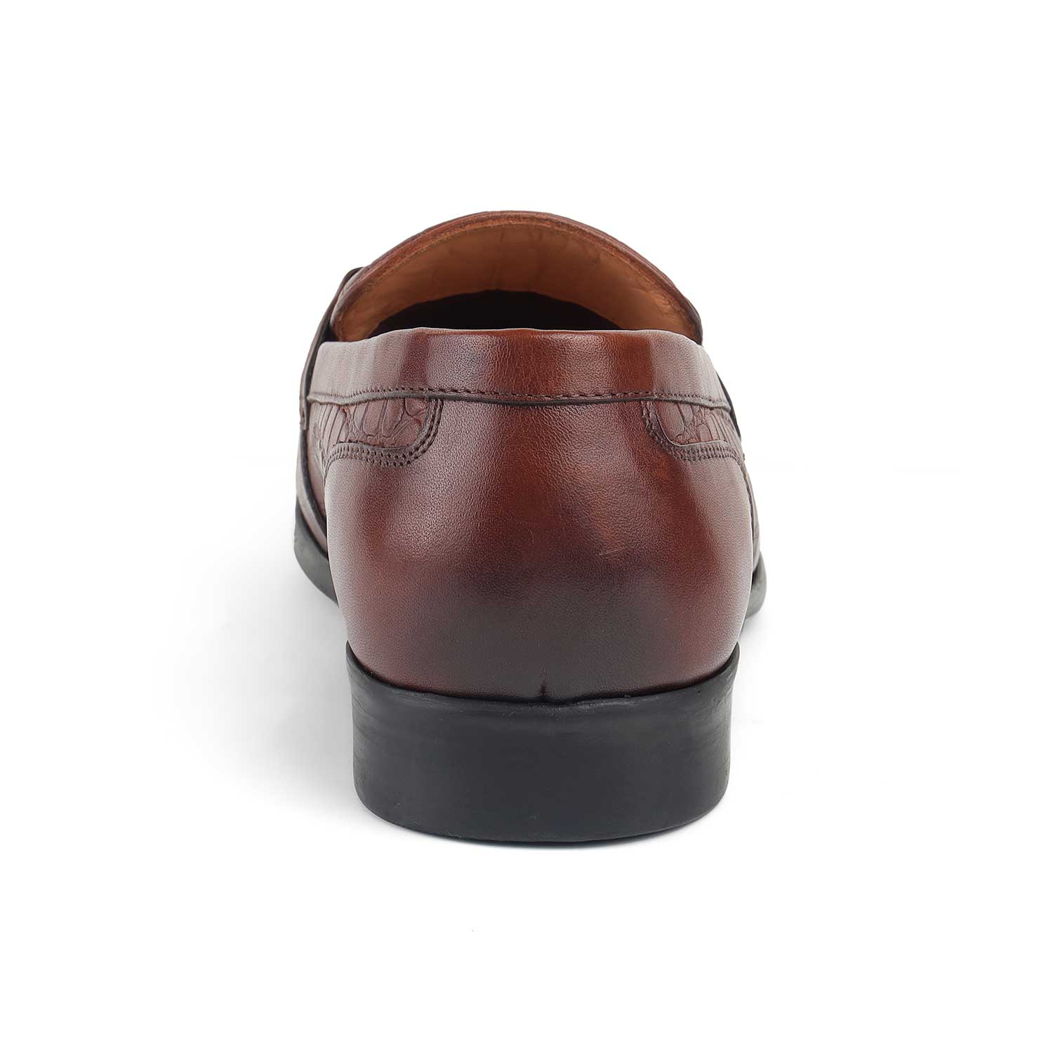 Tresmode Swed Tan Men's Leather Loafers