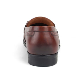 Tresmode Swed Tan Men's Leather Loafers
