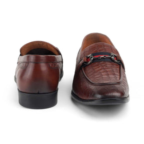 Tresmode Swed Tan Men's Leather Loafers