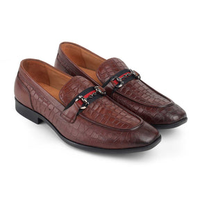Tresmode Swed Tan Men's Leather Loafers
