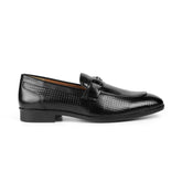 Tresmode Xavier Black Men's Leather Loafers