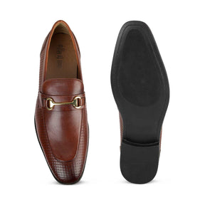 Tresmode Xavier Tan Men's Leather Loafers