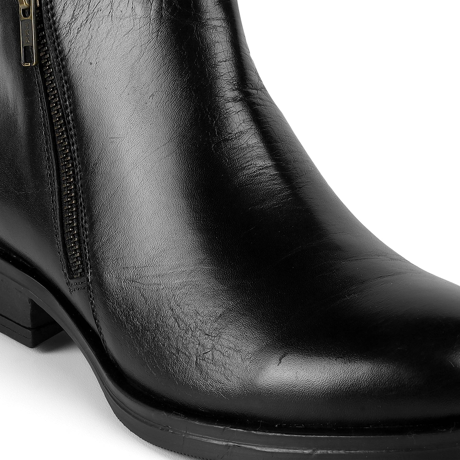 Tresmode Zipp Black Women's Ankle-length Boots