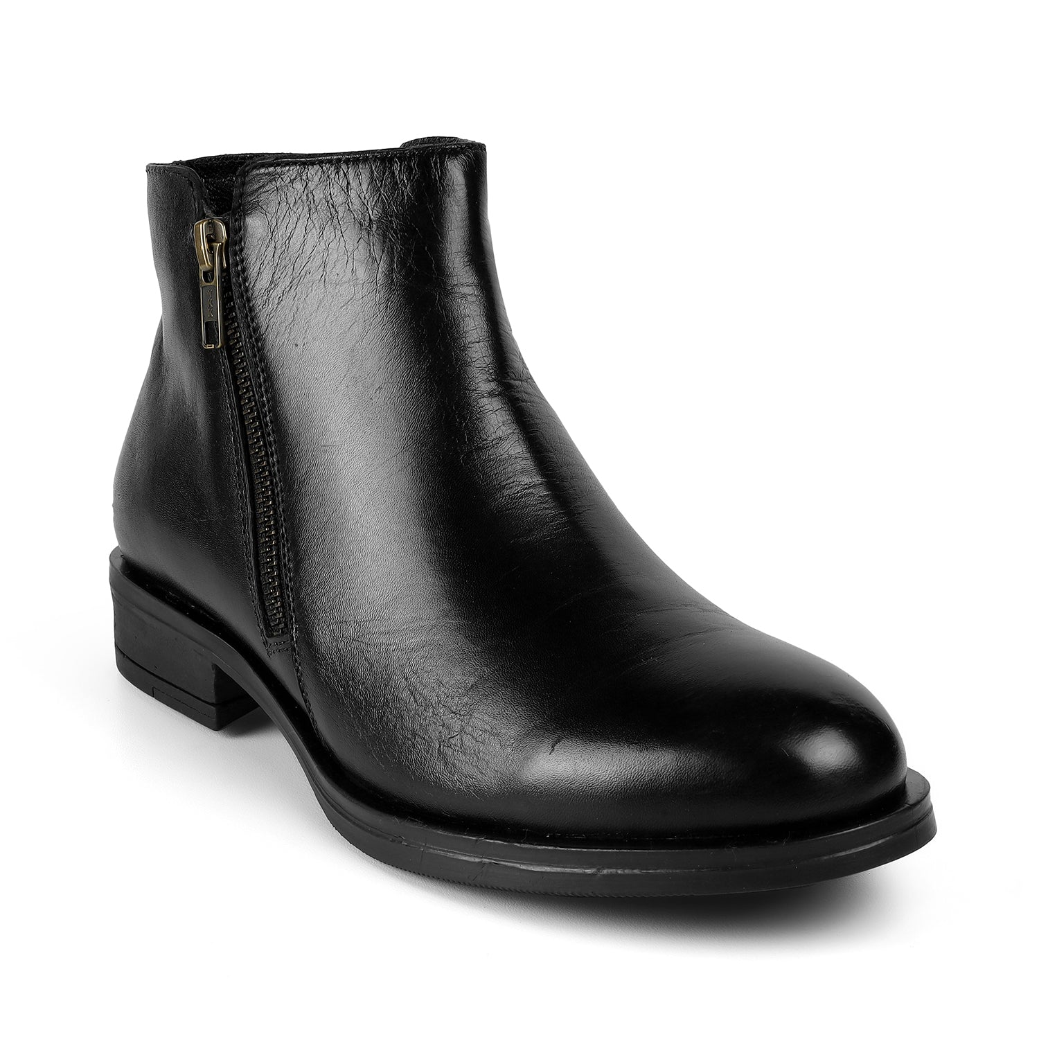 Tresmode Zipp Black Women's Ankle-length Boots
