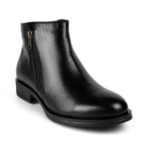 Tresmode Zipp Black Women's Ankle-length Boots