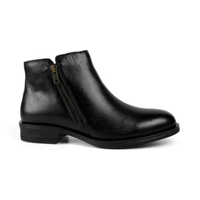 Tresmode Zipp Black Women's Ankle-length Boots