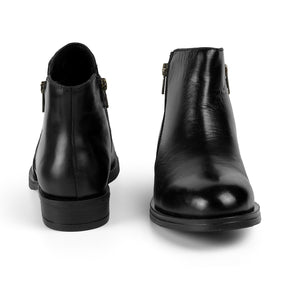 Tresmode Zipp Black Women's Ankle-length Boots