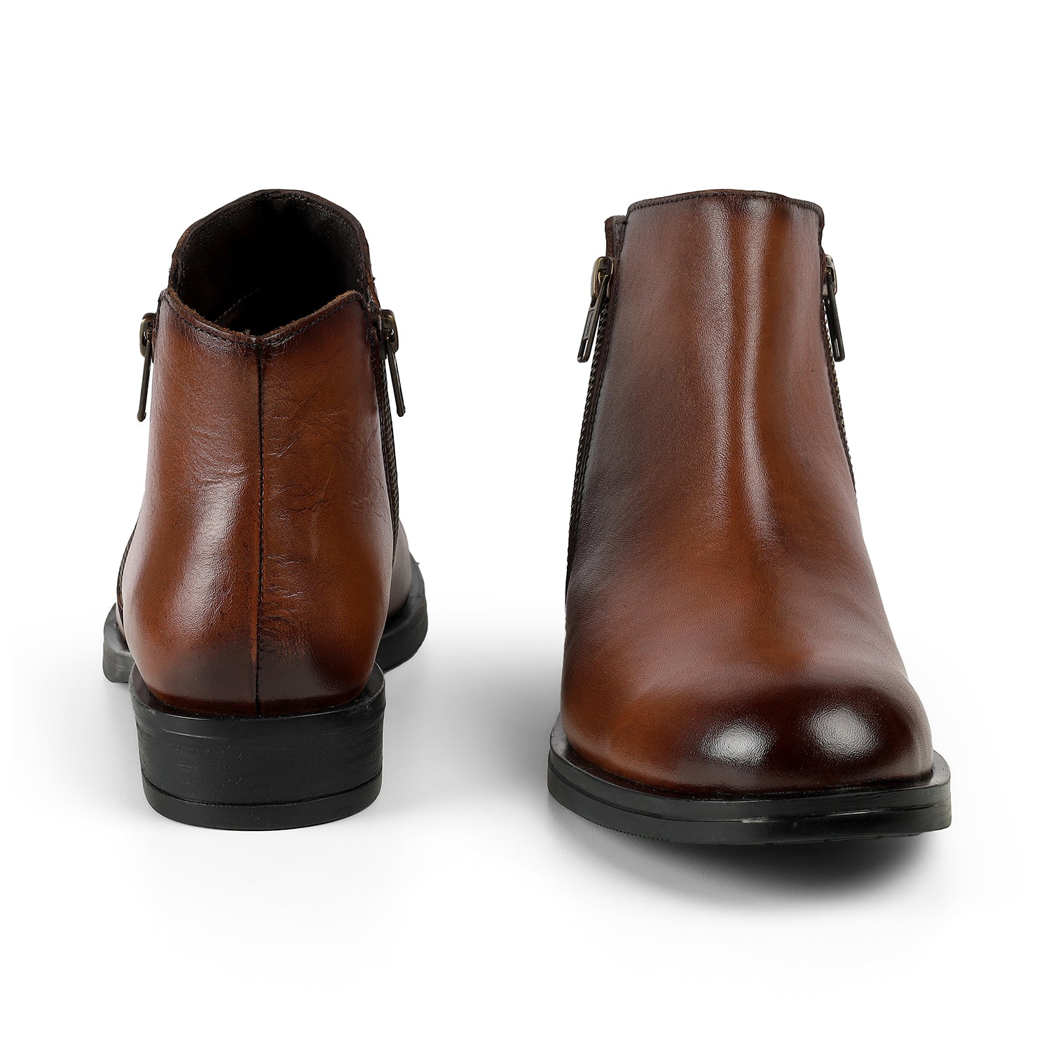 Tresmode Zipp Brown Women's Ankle-length Boots
