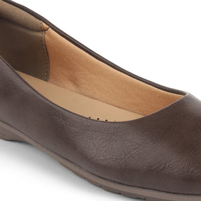 Tresmode Camby Brown Women's Casual Ballerinas