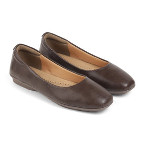 Tresmode Camby Brown Women's Casual Ballerinas