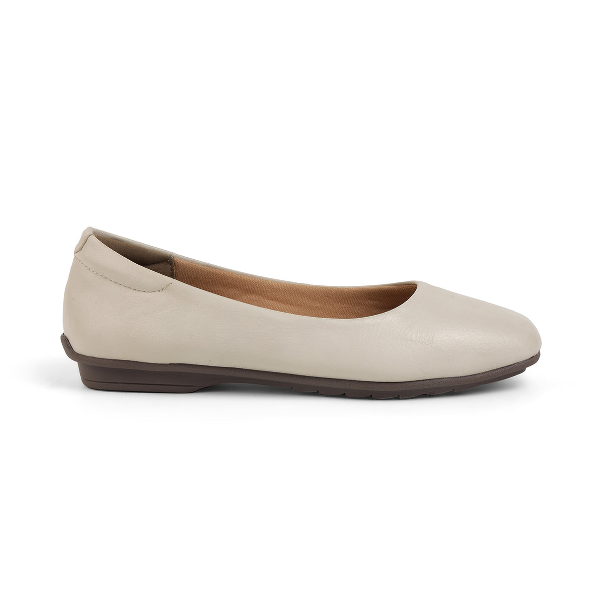Tresmode Camby Cream Women's Casual Ballerinas