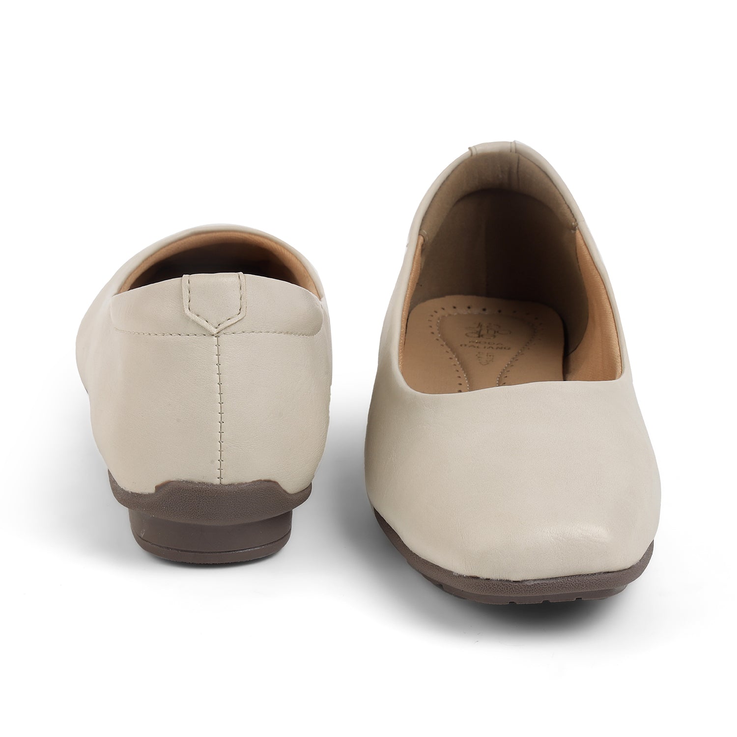 Tresmode Camby Cream Women's Casual Ballerinas