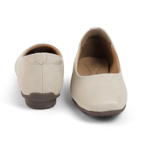 Tresmode Camby Cream Women's Casual Ballerinas