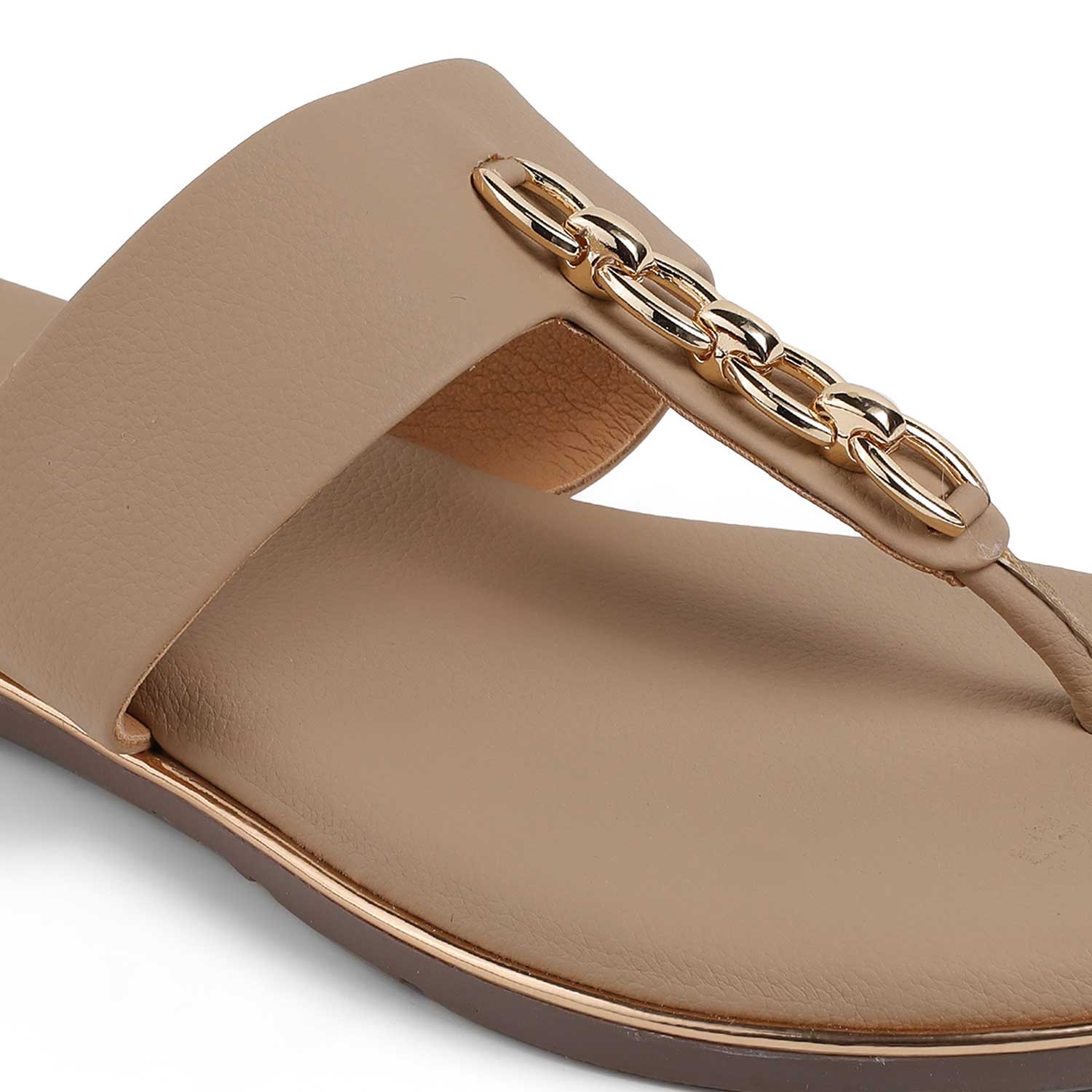 Tresmode Chaiyn Camel Women's Casual Flats