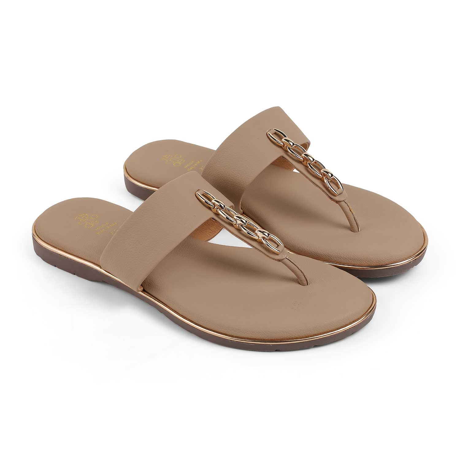 Tresmode Chaiyn Camel Women's Casual Flats