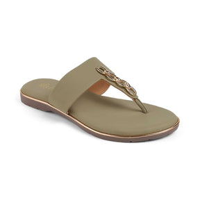 Tresmode Chaiyn Green Women's Casual Flats