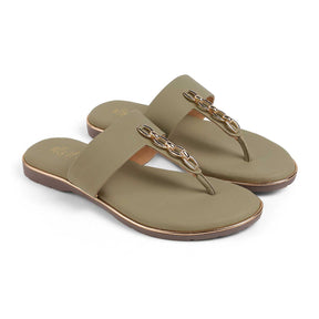 Tresmode Chaiyn Green Women's Casual Flats
