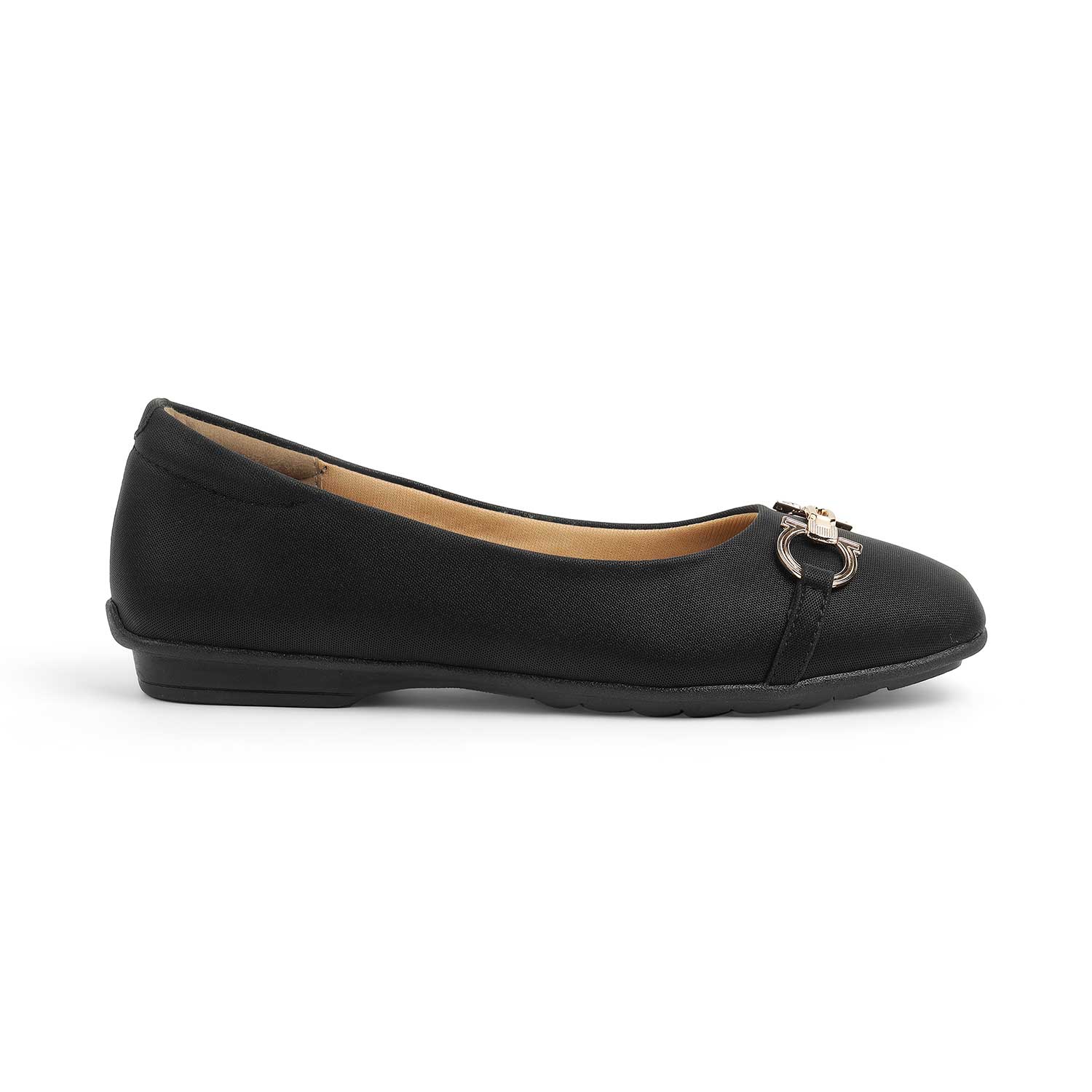 Tresmode Elegant Black Women's Dress Ballerinas