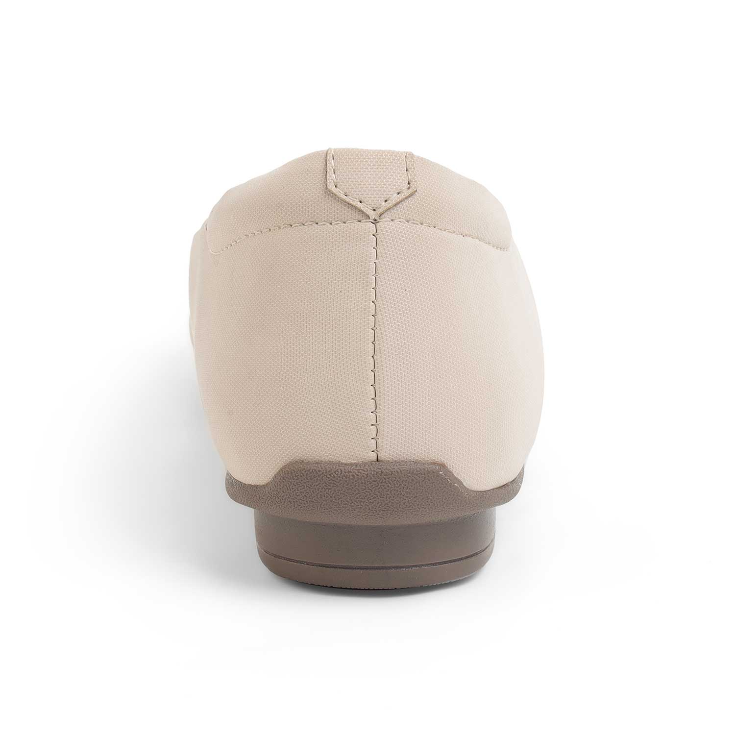 Tresmode Elegant Cream Women's Dress Ballerinas