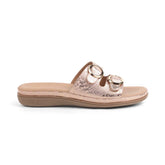 Tresmode Glamour Champagne Women's Dress Platform Flats