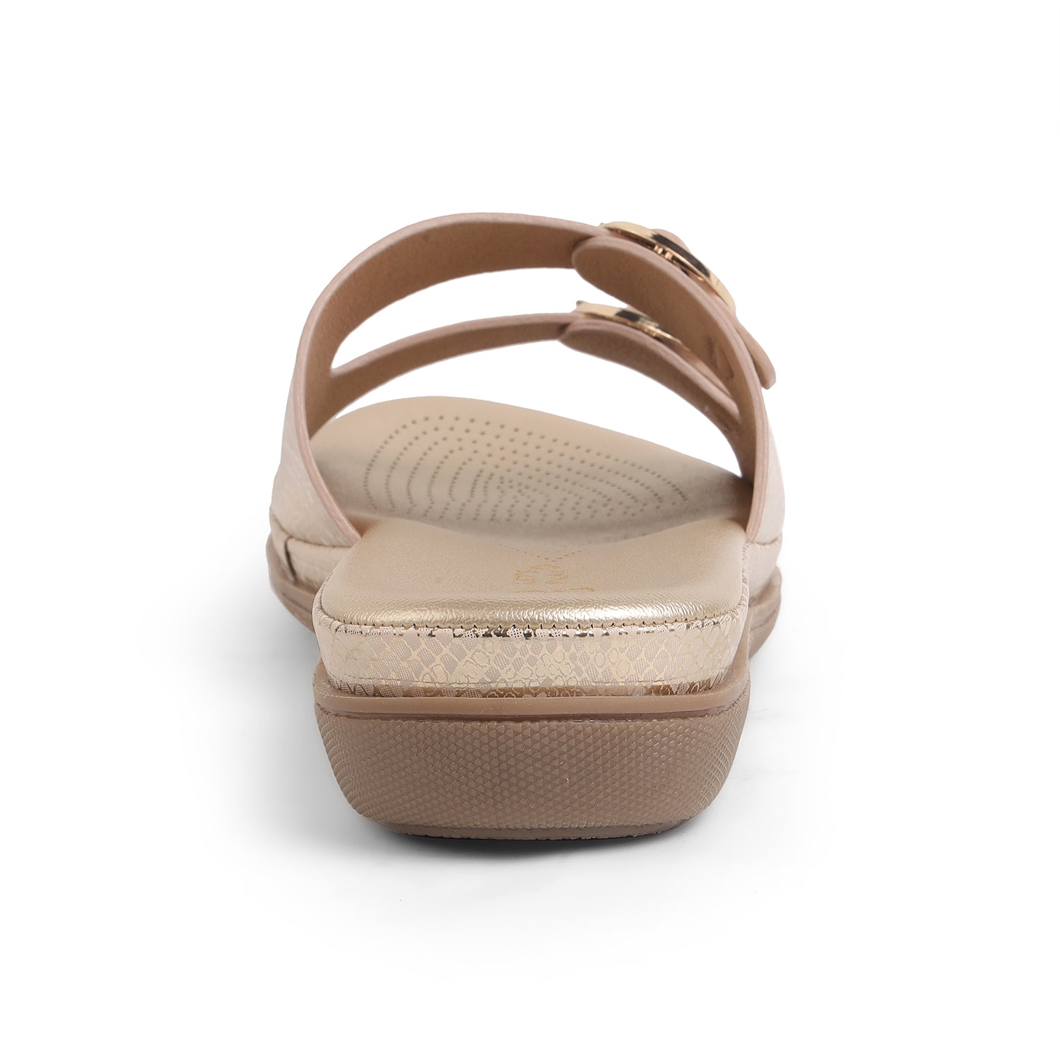 Tresmode Glamour Gold Women's Dress Platform Flats