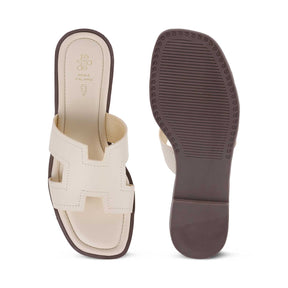 Tresmode Miles Cream Women's Casual Flats