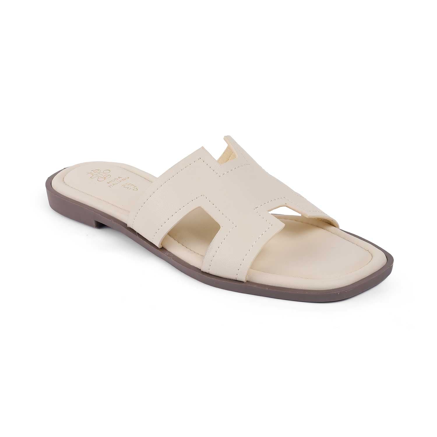 Tresmode Miles Cream Women's Casual Flats