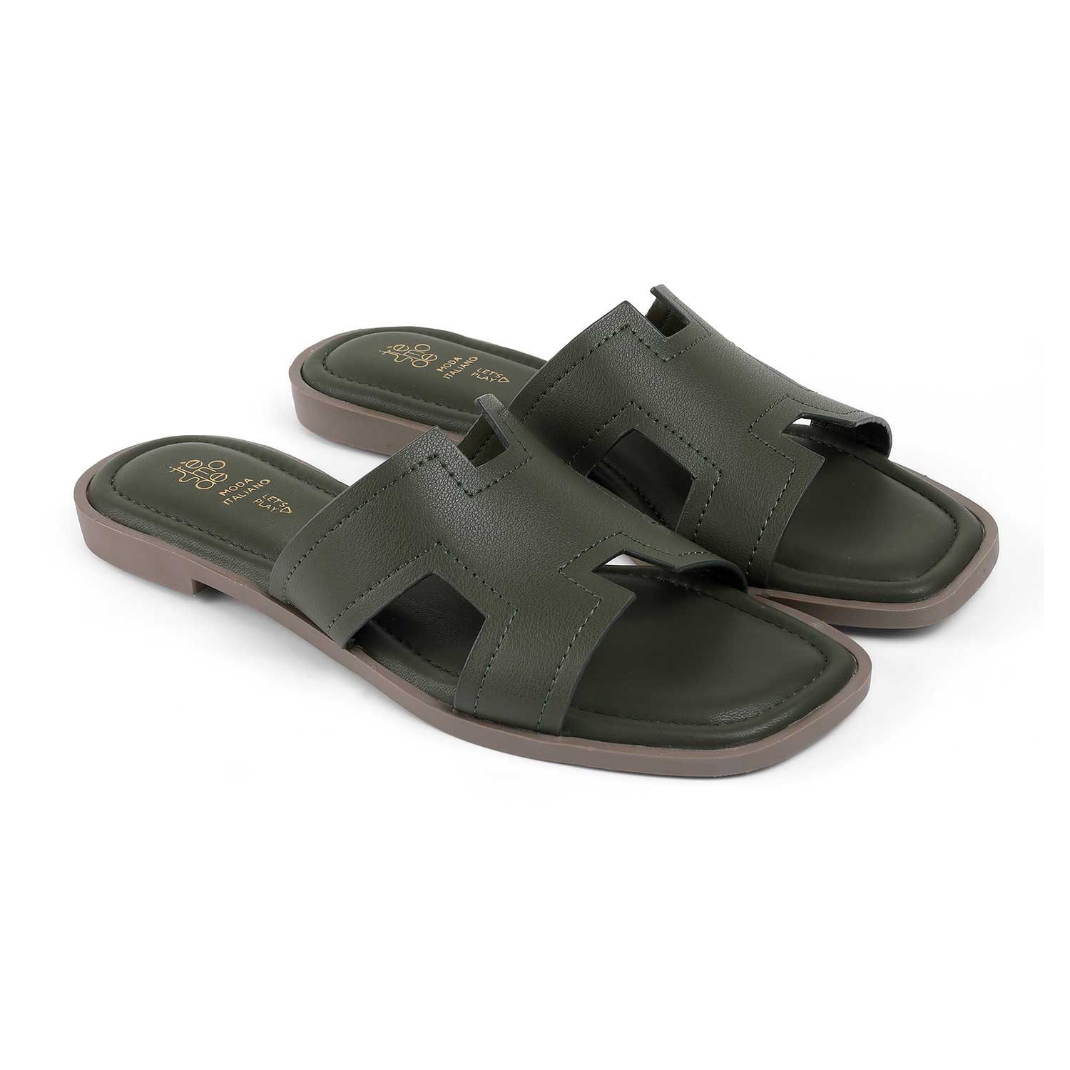 Tremode Miles Green Women's Casual Flats