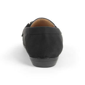 Tresmode Rogio Black Women's Casual Loafers