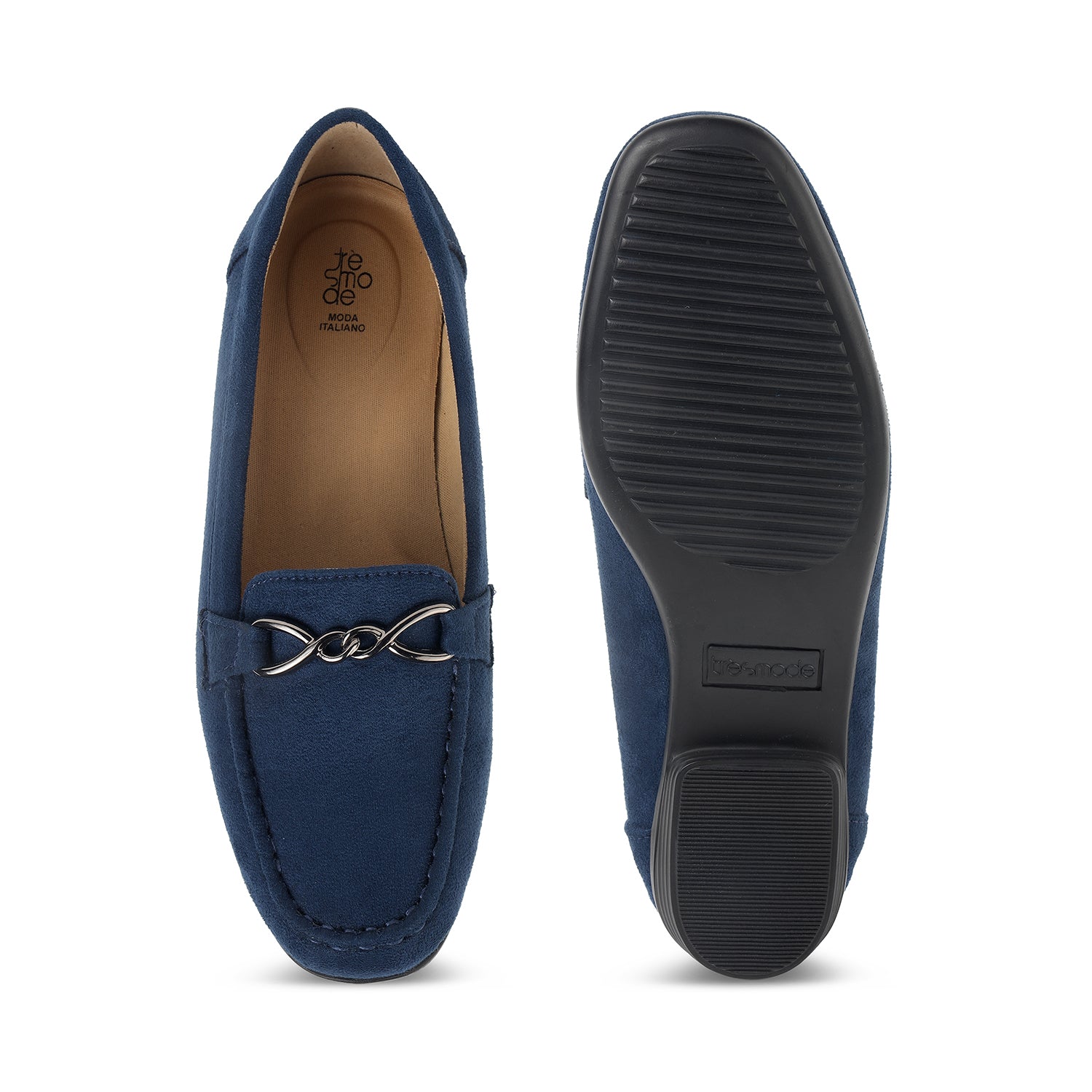 Tresmode Rogio Blue Women's Casual Loafers