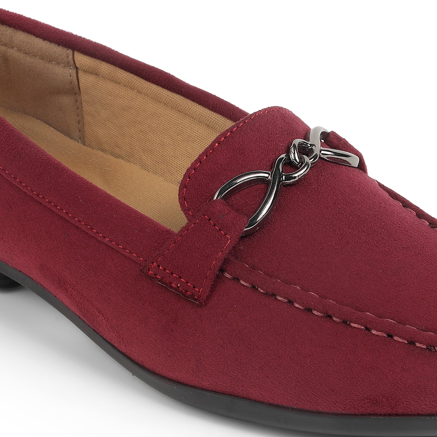 Tresmode Rogio Wine Women's Casual Loafers