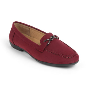 Tresmode Rogio Wine Women's Casual Loafers