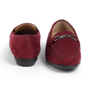 Tresmode Rogio Wine Women's Casual Loafers