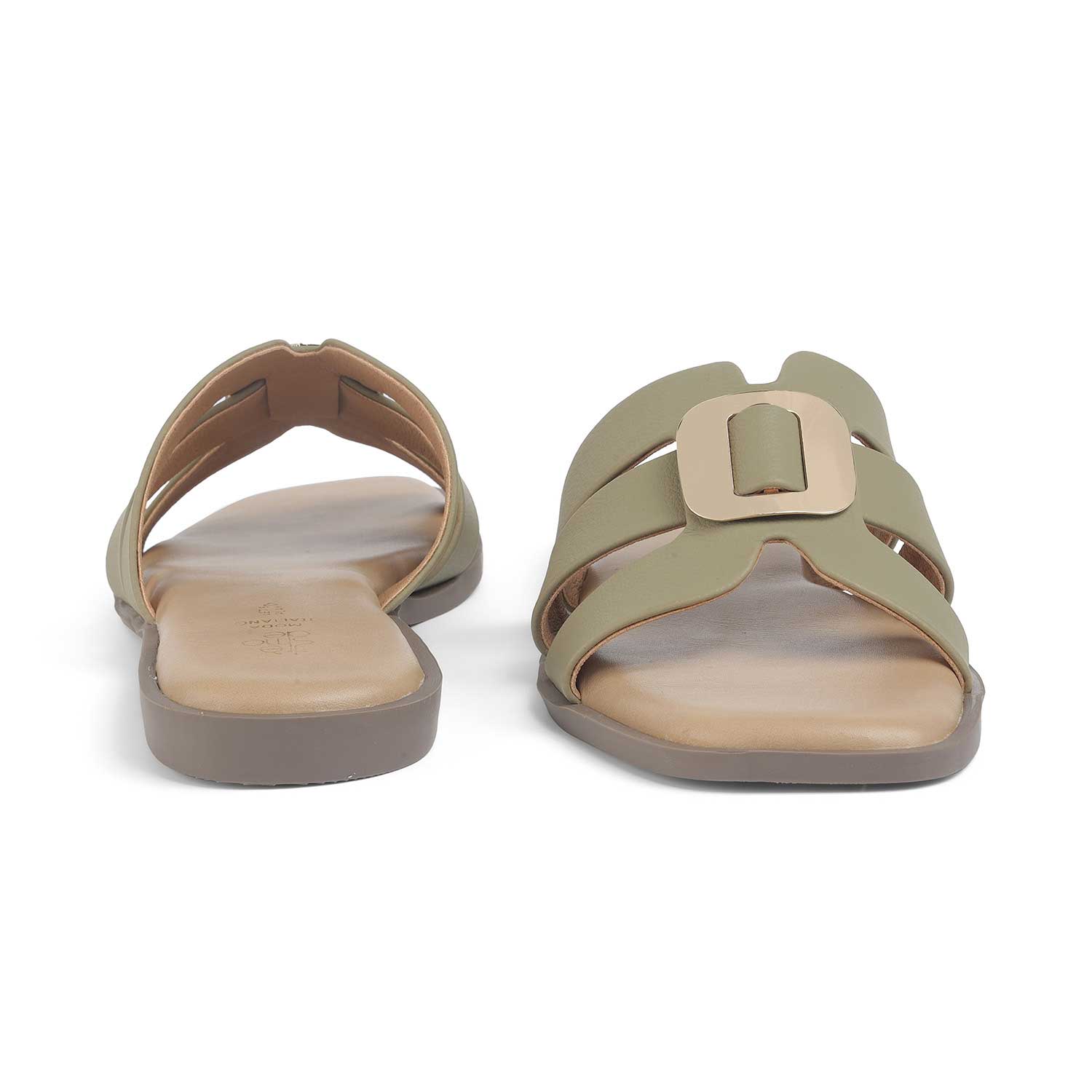 Tresmode Rush Green Women's Casual Flats