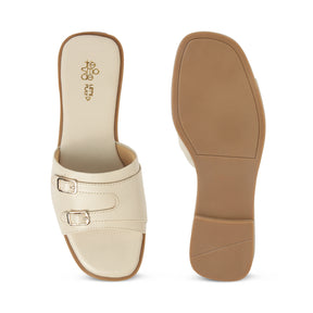 Tresmode Santon Beige Women's Casual Flats