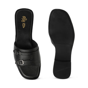 Tresmode Santon Black Women's Casual Flats