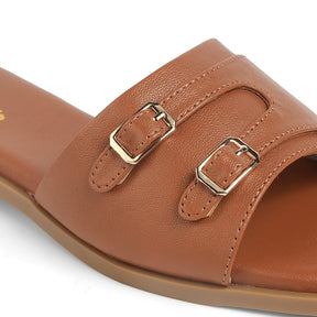 Tresmode Santon Tan Women's Casual Flats