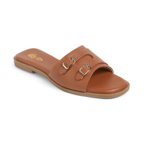Tresmode Santon Tan Women's Casual Flats