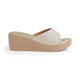 Tresmode Shen Gold Women's Dress Wedge Sandals