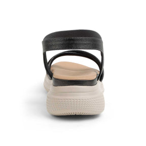 Tresmode Velen Pewter Women's Casual Wedge Sandals