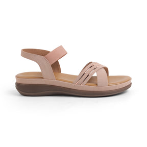 Tresmode Yo Pink Women's Casual Slingback Platform Flats