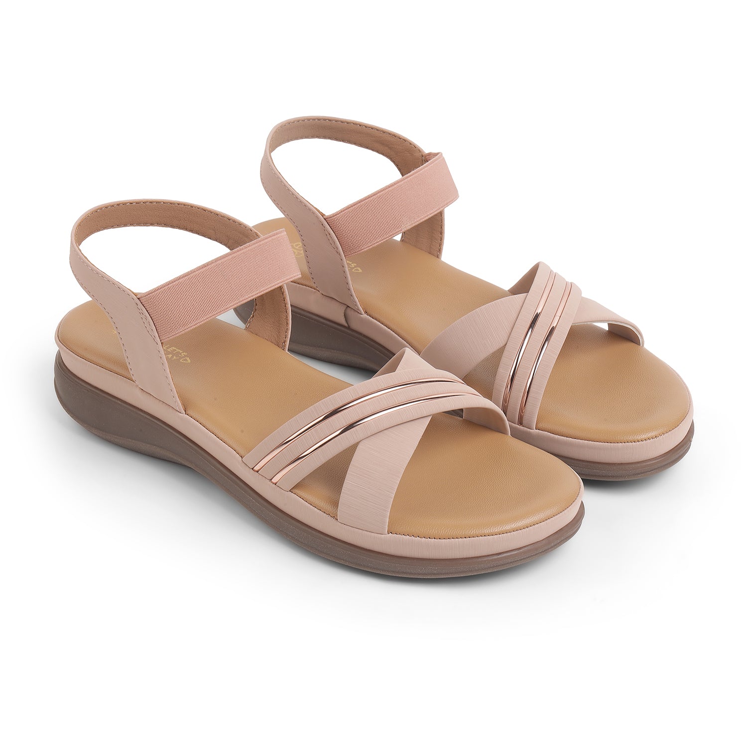 Tresmode Yo Pink Women's Casual Slingback Platform Flats