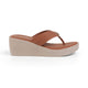 Tresmode May Tan Women's Dress Wedge Sandals