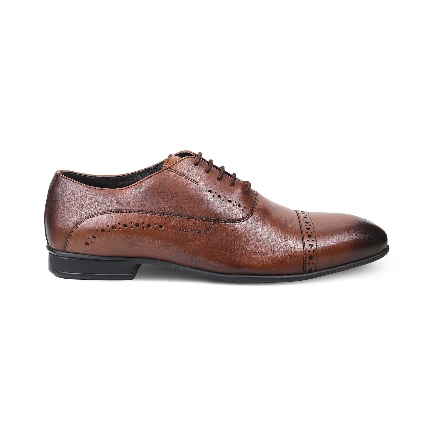 The Togford Brown Men's Oxford Lace Ups Tresmode