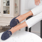 Tresmode Aflip Blue Women's Dress Mules