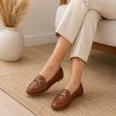 Tresmode Anweave Tan Women's Dress Loafers