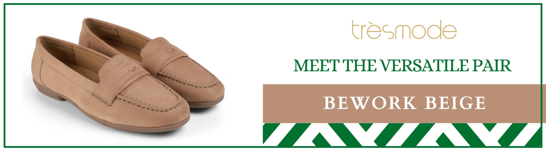 Tresmode Bework Beige Women's Casual Loafers - A+ Content