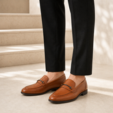 Tresmode Byron Tan Men's Leather Loafers