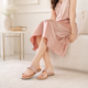Tresmode Celfat Champagne Women's Dress Flats